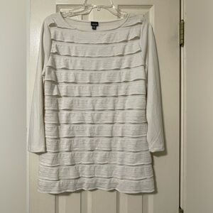 Rafaella ladies layered, ruffled top